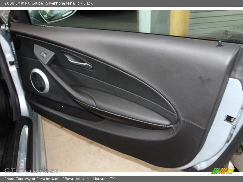 Silverstone Metallic / Black 2008 BMW M6 Coupe