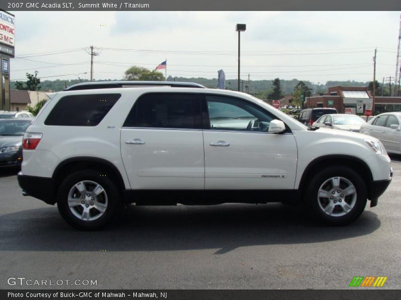 Summit White / Titanium 2007 GMC Acadia SLT