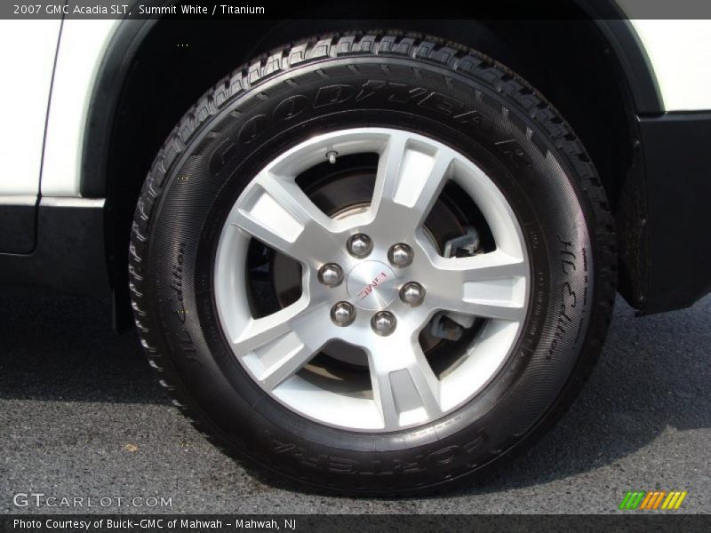 Summit White / Titanium 2007 GMC Acadia SLT