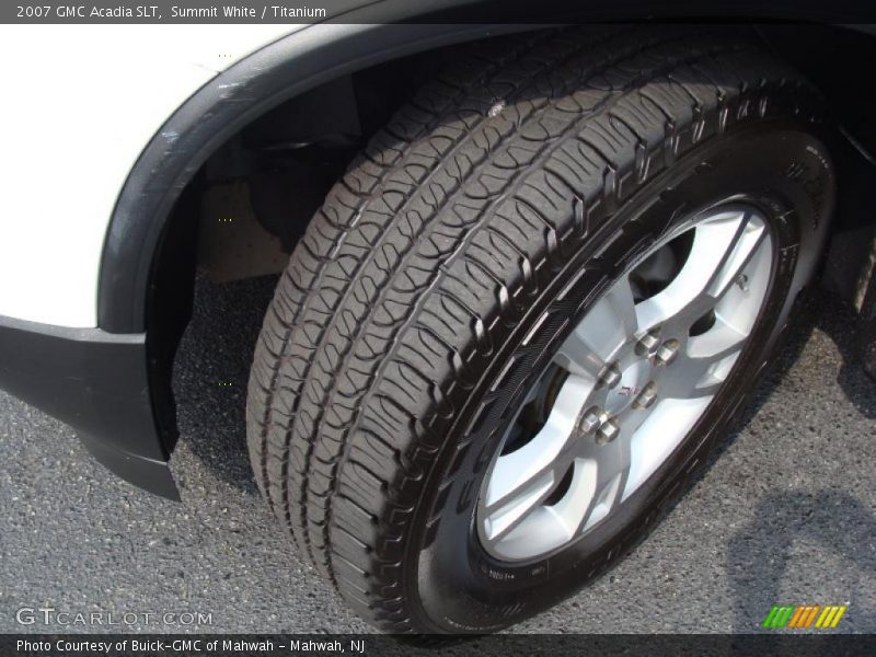Summit White / Titanium 2007 GMC Acadia SLT