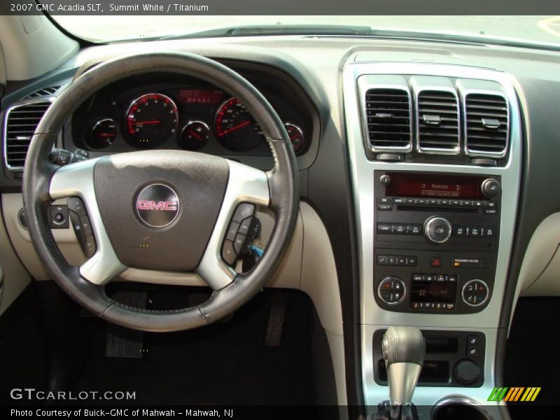 Summit White / Titanium 2007 GMC Acadia SLT