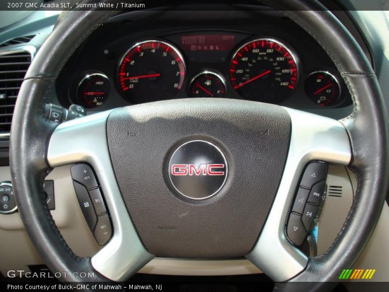 Summit White / Titanium 2007 GMC Acadia SLT