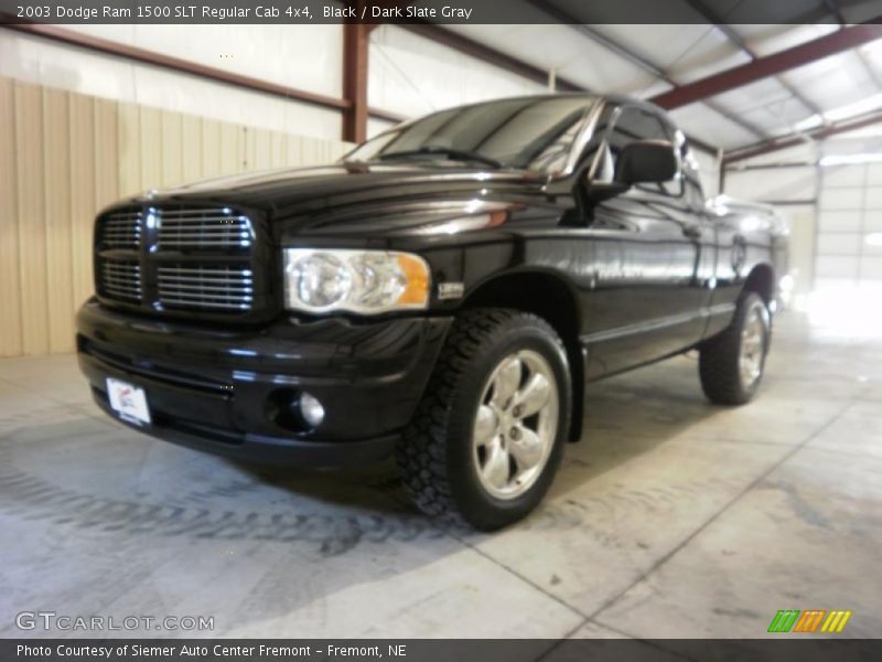 Black / Dark Slate Gray 2003 Dodge Ram 1500 SLT Regular Cab 4x4