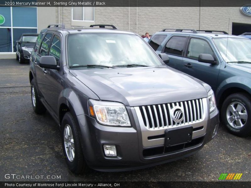 Sterling Grey Metallic / Black 2010 Mercury Mariner I4