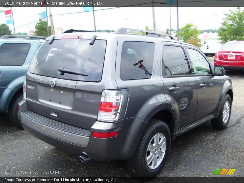 Sterling Grey Metallic / Black 2010 Mercury Mariner I4