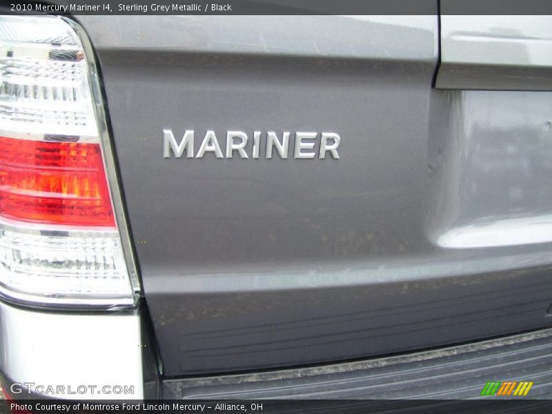 Sterling Grey Metallic / Black 2010 Mercury Mariner I4