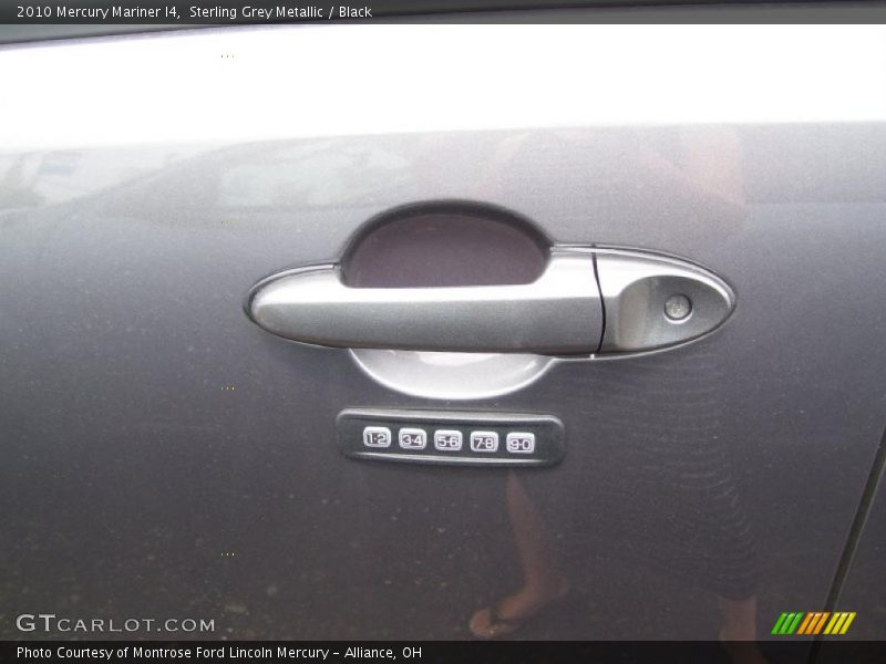 Sterling Grey Metallic / Black 2010 Mercury Mariner I4