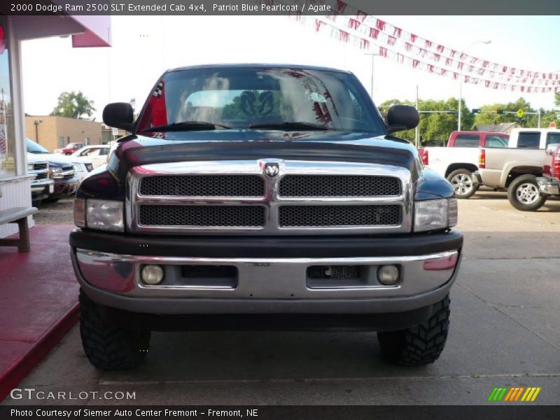 Patriot Blue Pearlcoat / Agate 2000 Dodge Ram 2500 SLT Extended Cab 4x4