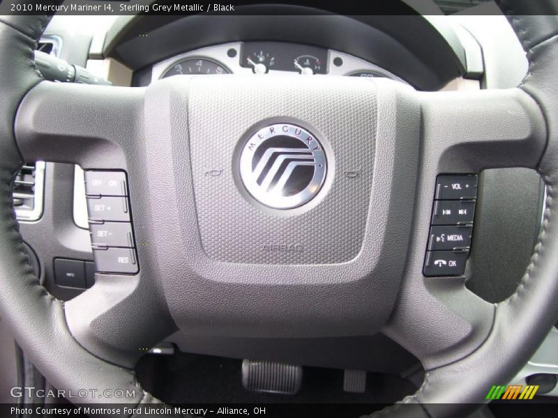 Sterling Grey Metallic / Black 2010 Mercury Mariner I4