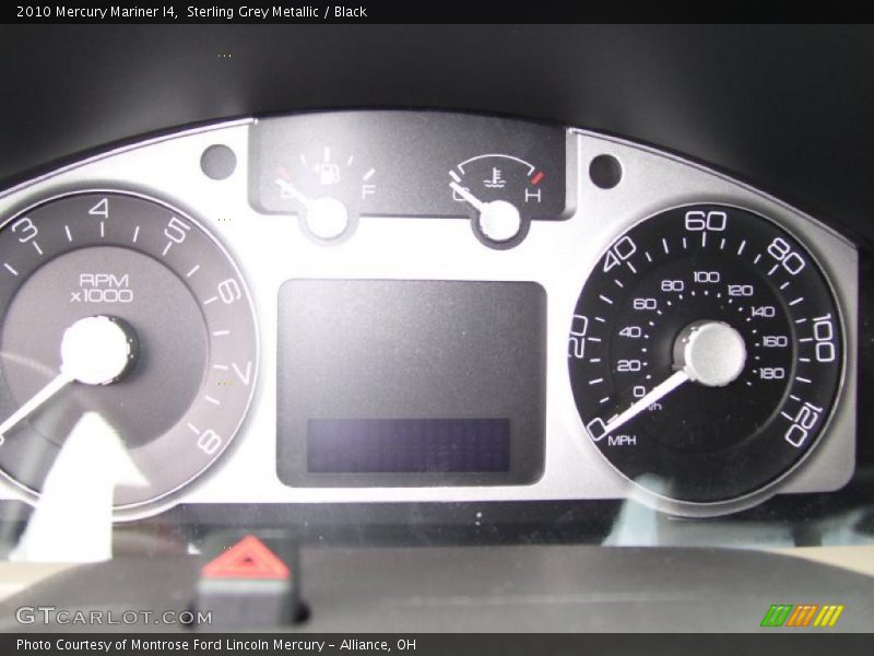 Sterling Grey Metallic / Black 2010 Mercury Mariner I4