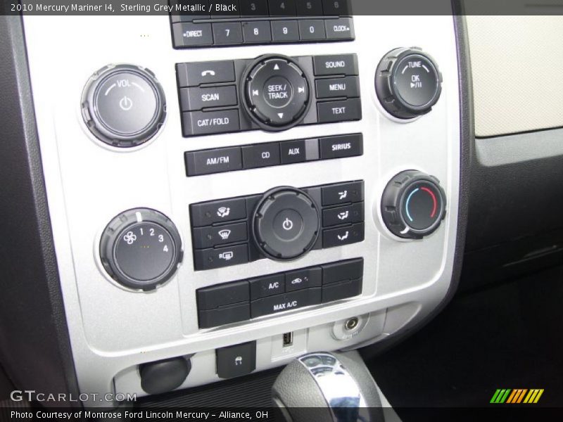 Sterling Grey Metallic / Black 2010 Mercury Mariner I4