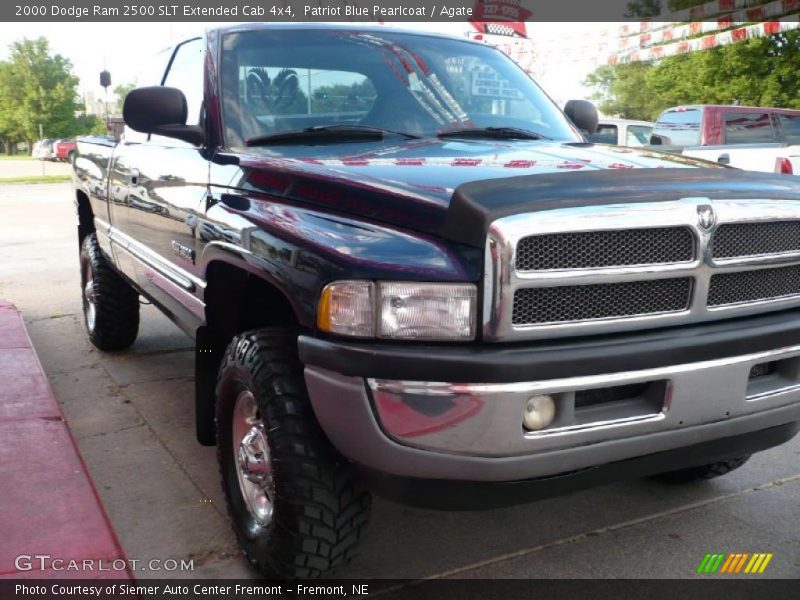 Patriot Blue Pearlcoat / Agate 2000 Dodge Ram 2500 SLT Extended Cab 4x4
