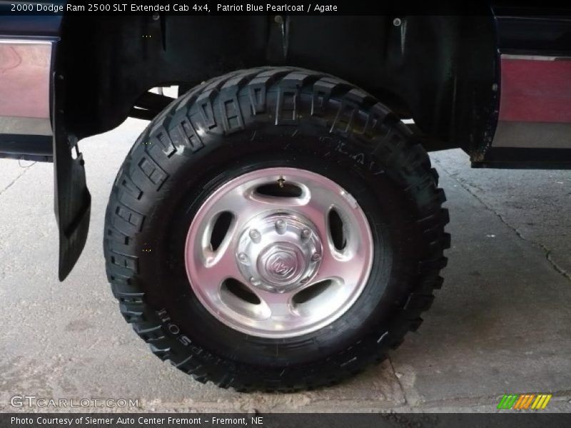 Patriot Blue Pearlcoat / Agate 2000 Dodge Ram 2500 SLT Extended Cab 4x4