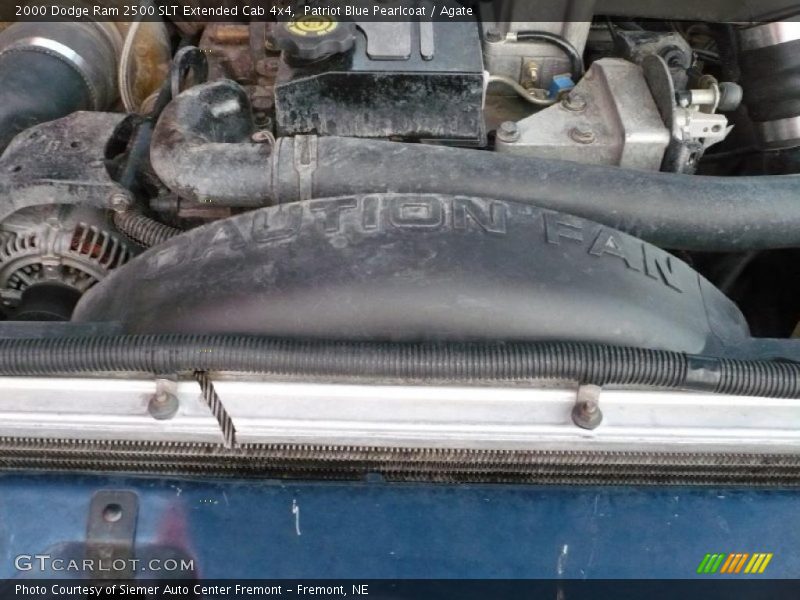 Patriot Blue Pearlcoat / Agate 2000 Dodge Ram 2500 SLT Extended Cab 4x4