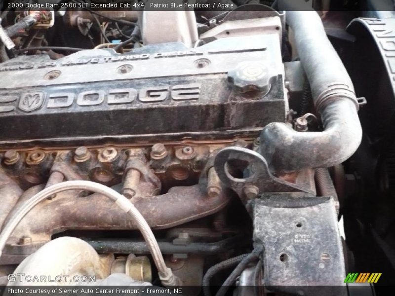 Patriot Blue Pearlcoat / Agate 2000 Dodge Ram 2500 SLT Extended Cab 4x4