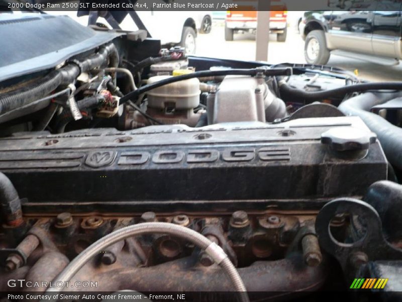 Patriot Blue Pearlcoat / Agate 2000 Dodge Ram 2500 SLT Extended Cab 4x4