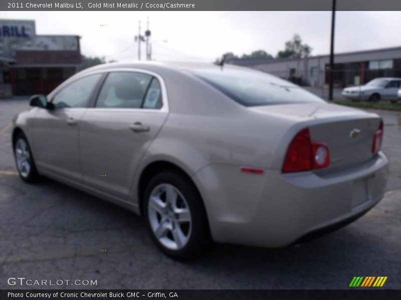 Gold Mist Metallic / Cocoa/Cashmere 2011 Chevrolet Malibu LS
