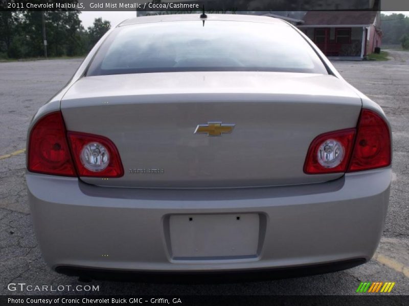 Gold Mist Metallic / Cocoa/Cashmere 2011 Chevrolet Malibu LS