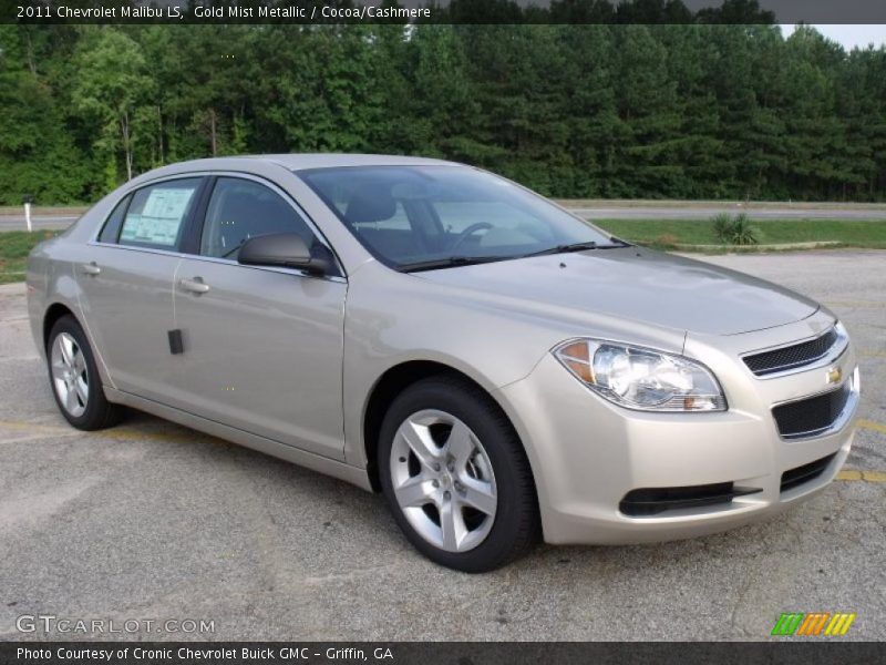 Gold Mist Metallic / Cocoa/Cashmere 2011 Chevrolet Malibu LS