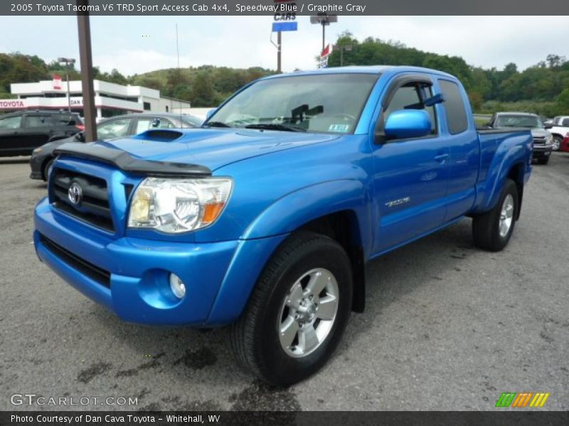 Speedway Blue / Graphite Gray 2005 Toyota Tacoma V6 TRD Sport Access Cab 4x4