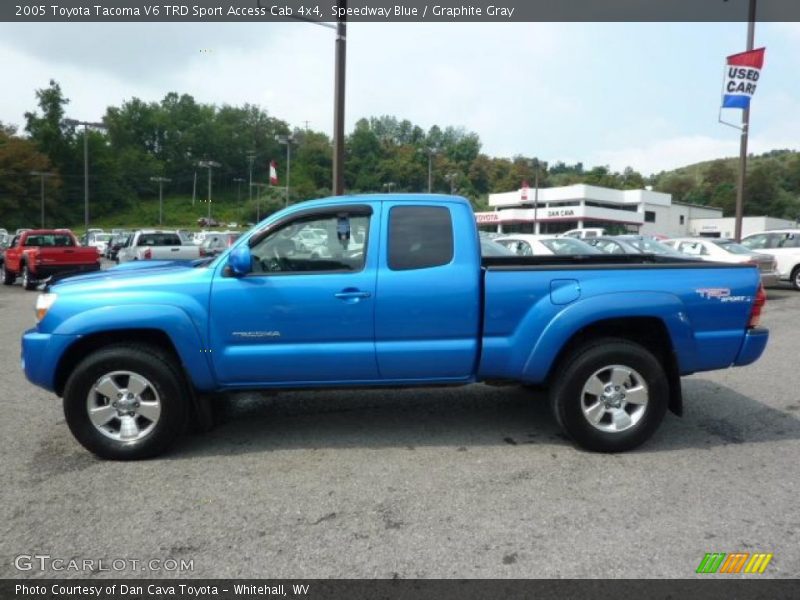 Speedway Blue / Graphite Gray 2005 Toyota Tacoma V6 TRD Sport Access Cab 4x4