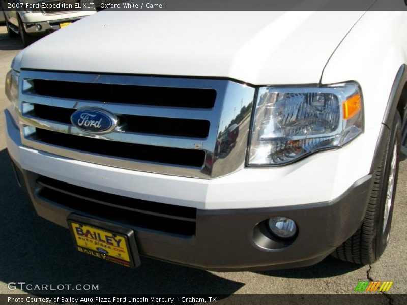 Oxford White / Camel 2007 Ford Expedition EL XLT