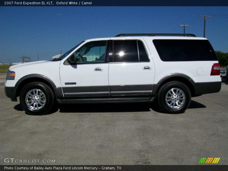 Oxford White / Camel 2007 Ford Expedition EL XLT