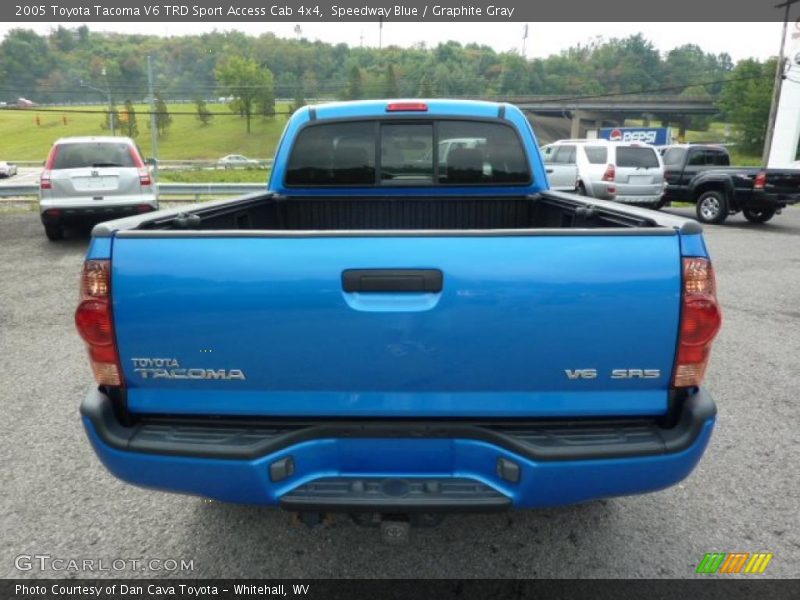 Speedway Blue / Graphite Gray 2005 Toyota Tacoma V6 TRD Sport Access Cab 4x4
