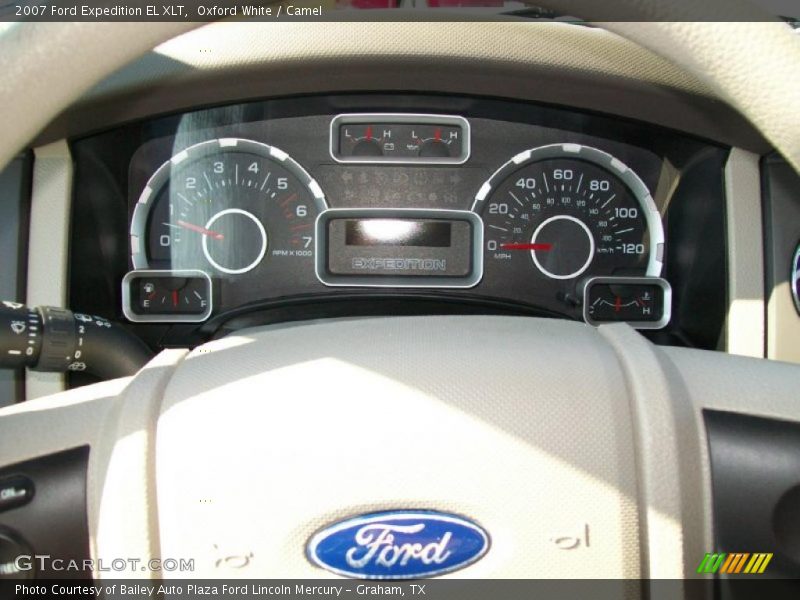 Oxford White / Camel 2007 Ford Expedition EL XLT