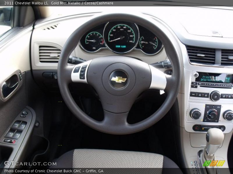 Gold Mist Metallic / Cocoa/Cashmere 2011 Chevrolet Malibu LS