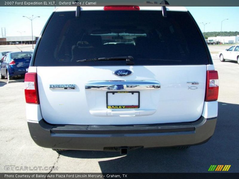 Oxford White / Camel 2007 Ford Expedition EL XLT