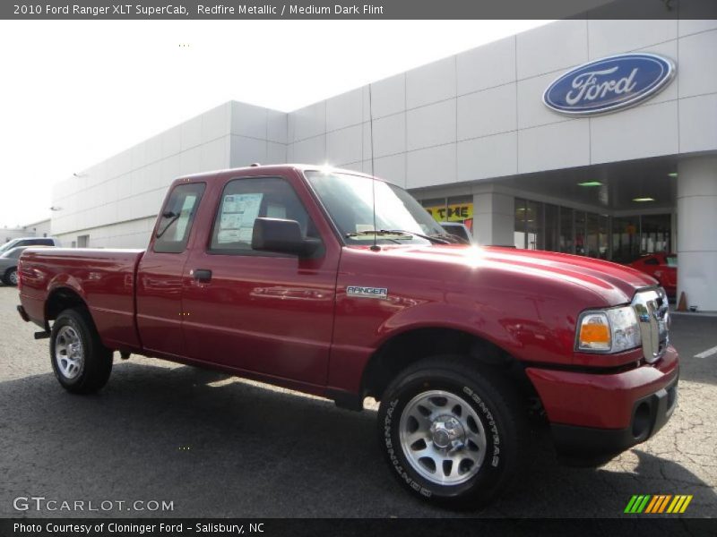 Redfire Metallic / Medium Dark Flint 2010 Ford Ranger XLT SuperCab