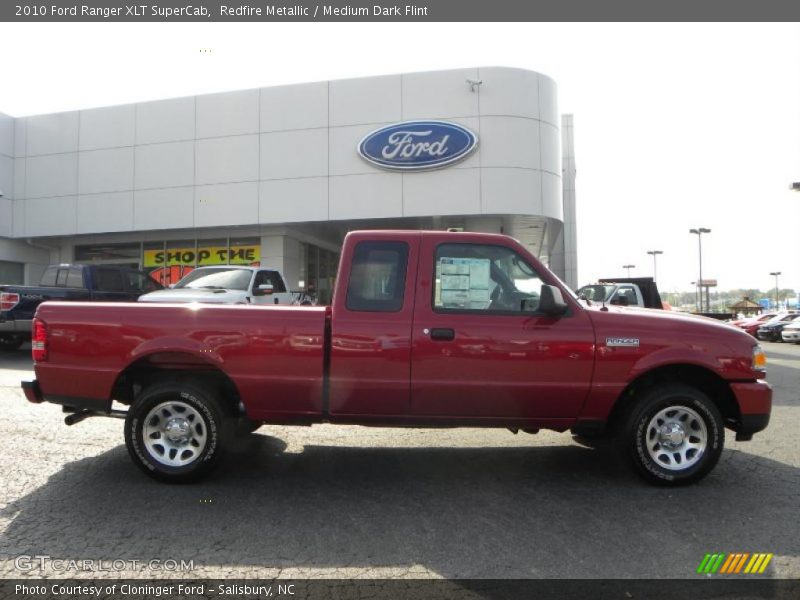 Redfire Metallic / Medium Dark Flint 2010 Ford Ranger XLT SuperCab