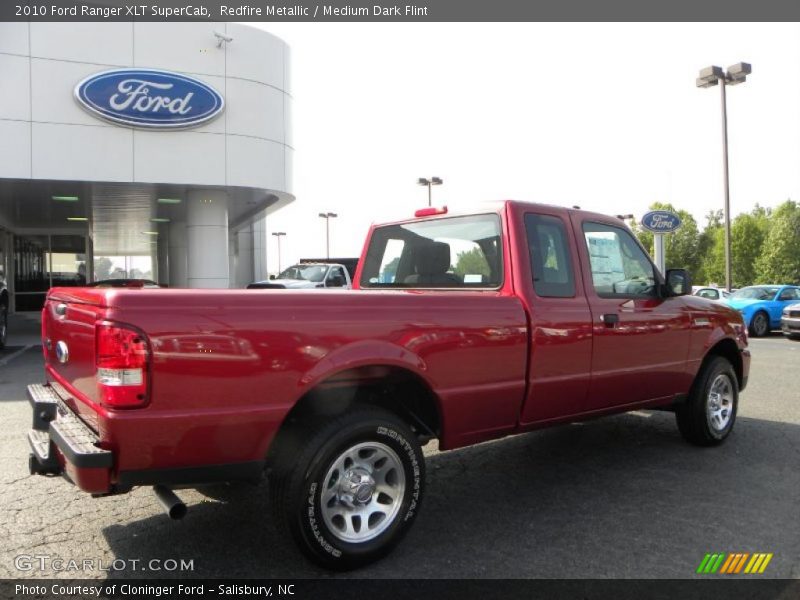 Redfire Metallic / Medium Dark Flint 2010 Ford Ranger XLT SuperCab