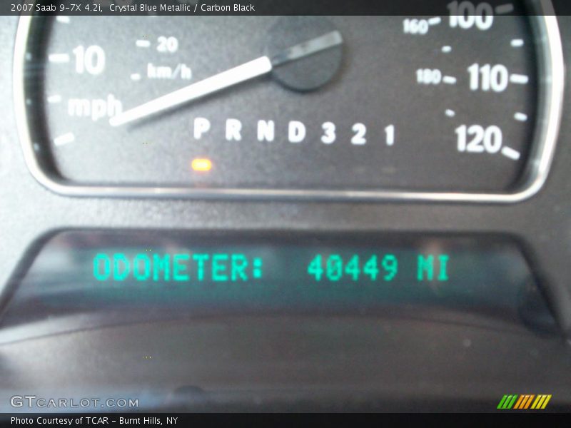 Crystal Blue Metallic / Carbon Black 2007 Saab 9-7X 4.2i