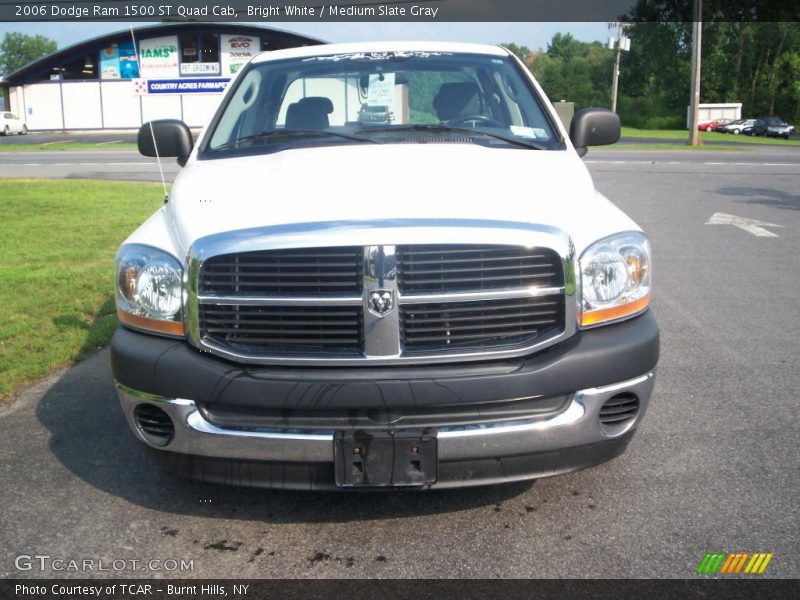 Bright White / Medium Slate Gray 2006 Dodge Ram 1500 ST Quad Cab