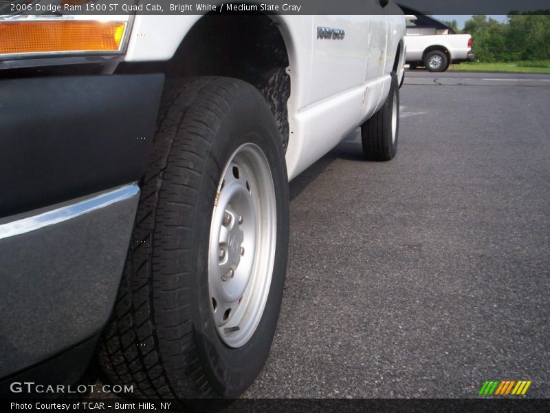 Bright White / Medium Slate Gray 2006 Dodge Ram 1500 ST Quad Cab