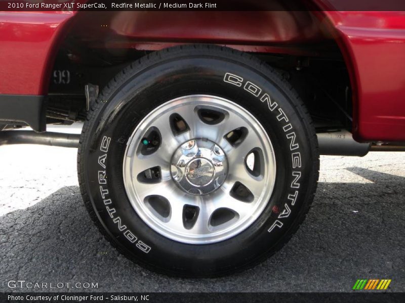 Redfire Metallic / Medium Dark Flint 2010 Ford Ranger XLT SuperCab