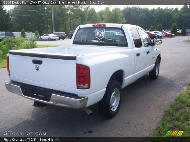 Bright White / Medium Slate Gray 2006 Dodge Ram 1500 ST Quad Cab