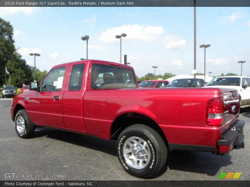 Redfire Metallic / Medium Dark Flint 2010 Ford Ranger XLT SuperCab