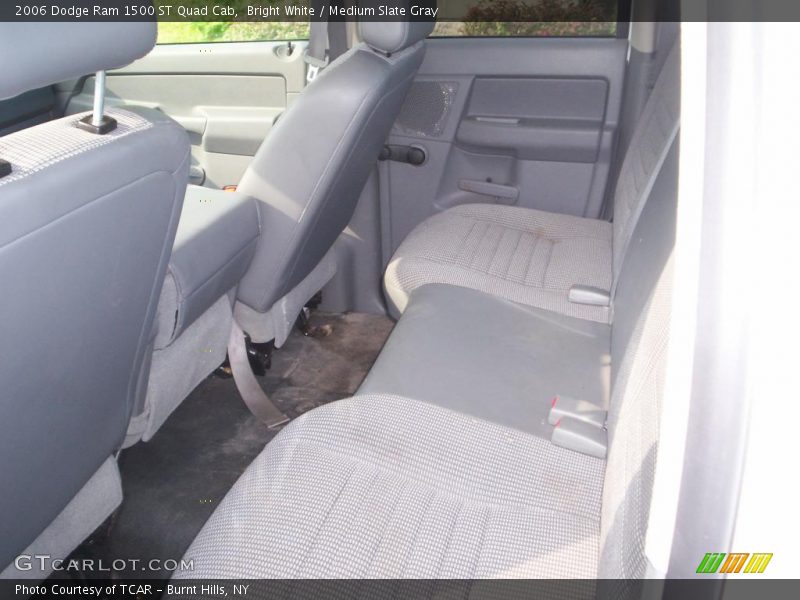 Bright White / Medium Slate Gray 2006 Dodge Ram 1500 ST Quad Cab