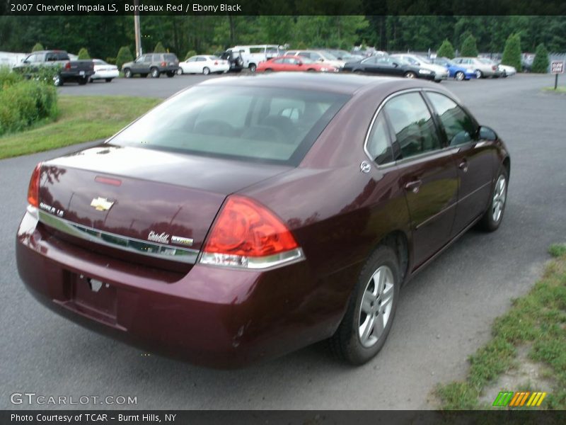 Bordeaux Red / Ebony Black 2007 Chevrolet Impala LS