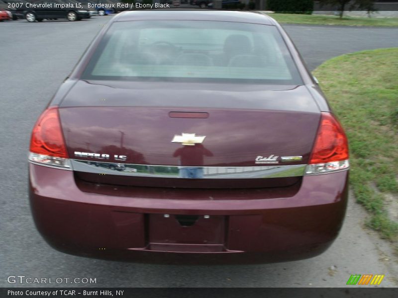 Bordeaux Red / Ebony Black 2007 Chevrolet Impala LS