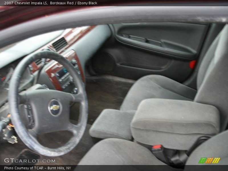 Bordeaux Red / Ebony Black 2007 Chevrolet Impala LS