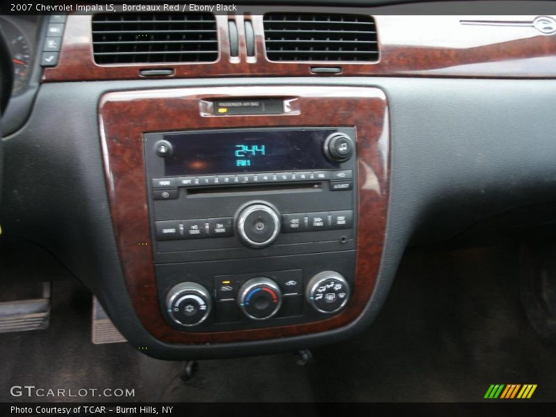 Bordeaux Red / Ebony Black 2007 Chevrolet Impala LS