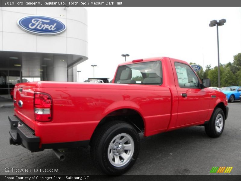 Torch Red / Medium Dark Flint 2010 Ford Ranger XL Regular Cab