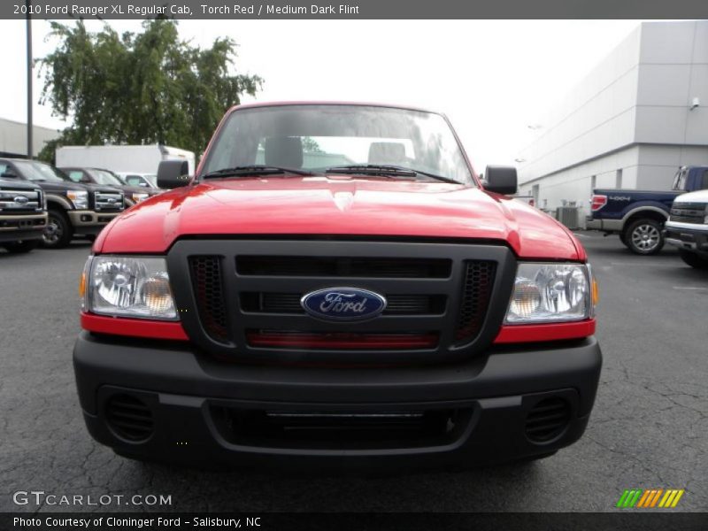 Torch Red / Medium Dark Flint 2010 Ford Ranger XL Regular Cab