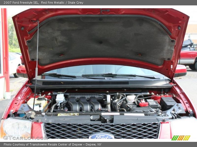 Red Fire Metallic / Shale Grey 2007 Ford Freestyle SEL