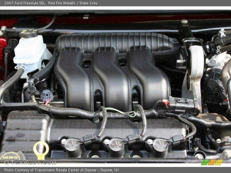 Red Fire Metallic / Shale Grey 2007 Ford Freestyle SEL