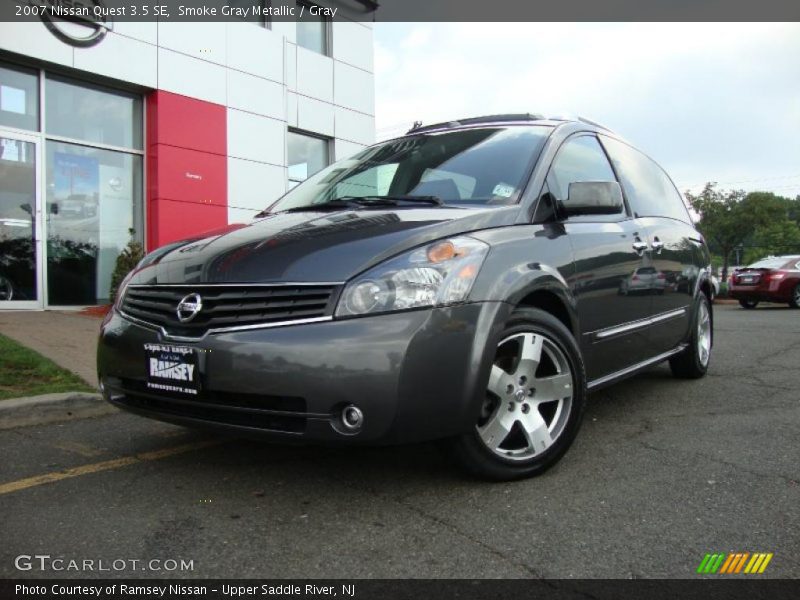 Smoke Gray Metallic / Gray 2007 Nissan Quest 3.5 SE